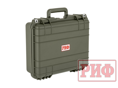 Кейс защитный ударопрочный РИФ 430х380х154 мм IP67, цвет Хаки