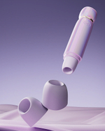 Сиреневый вакуумный клиторальный стимулятор 12,6см Zalo Lia Suction Massager Lavender Purple