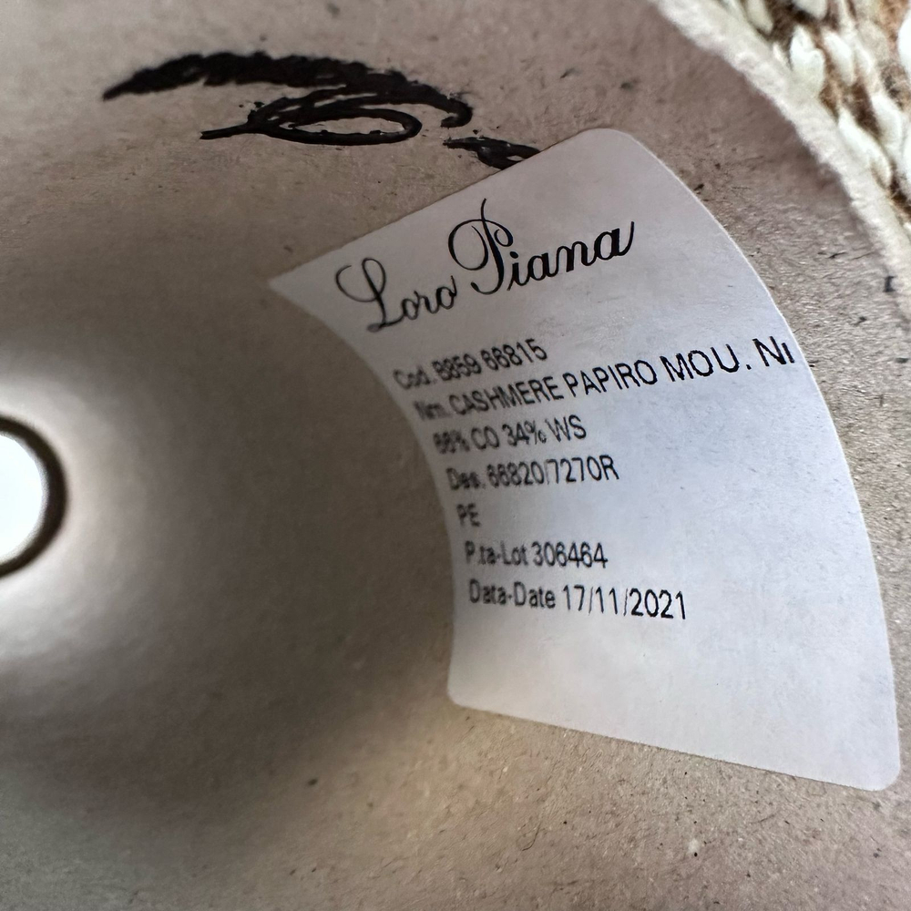 CASHMERE PAPIRO - Loro Piana; 66% хлопок, 34% кашемир; 230м/100гр; есть мал. бобинка 230гр. 716