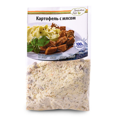 Картофель с мясом 60 г ("Здоровая Еда")