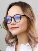 Очки для компьютера имиджевые защитные прозрачные нулевки