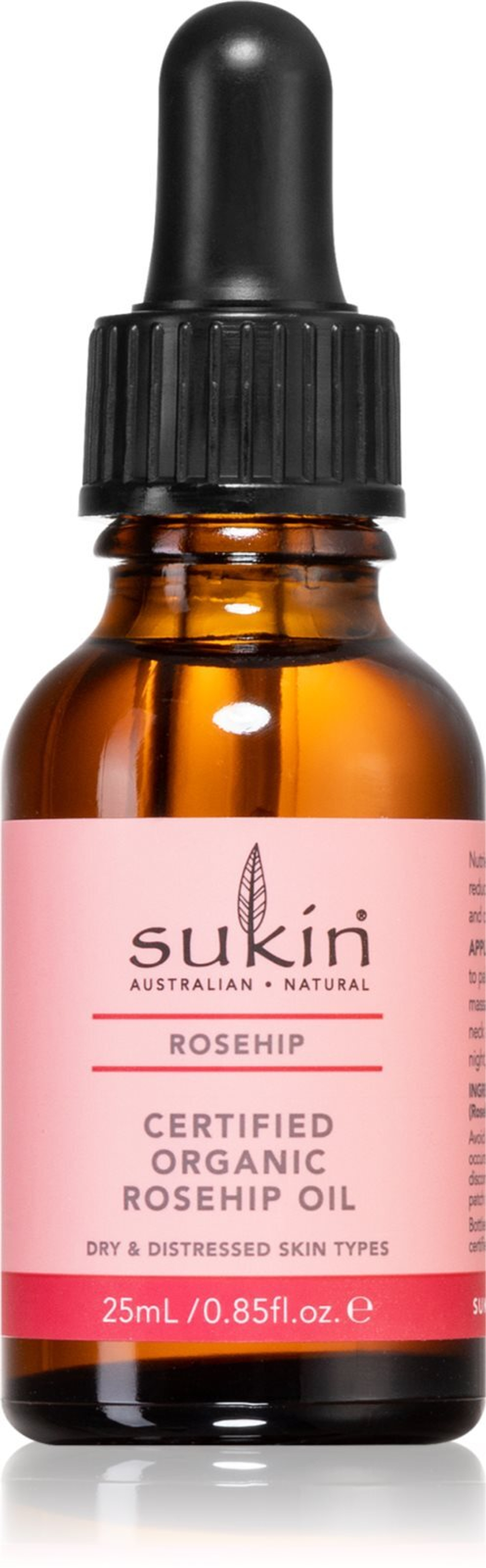Sukin Rosehip - Масло шиповника против признаков старения /   25  ml  / GTIN 9327693000706