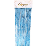 Дождик 2 м «Глянцевый стиль», голубой