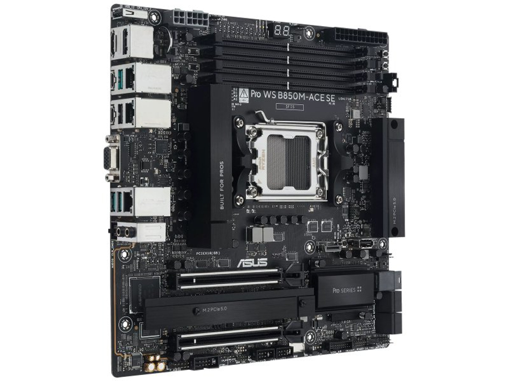 Материнская плата Asus Pro WS B850M-ACE SE, Socket AM5, AMD B850, mATX, RTL [90MB1MN0-M0EAY0]