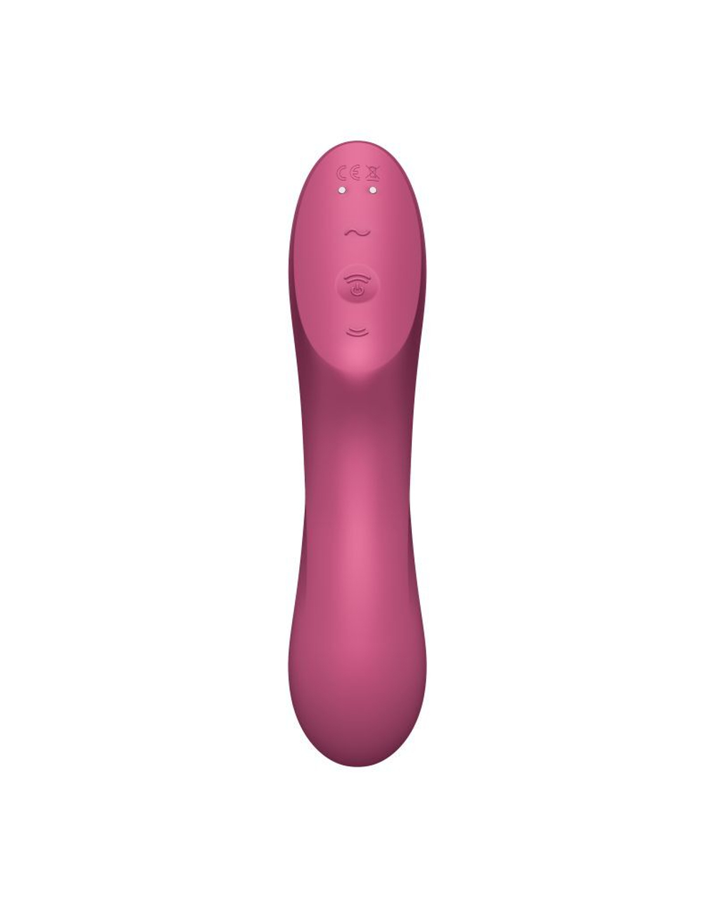 Малиновый вакуум-волновой вибростимулятор Satisfyer Curvy Trinity 3