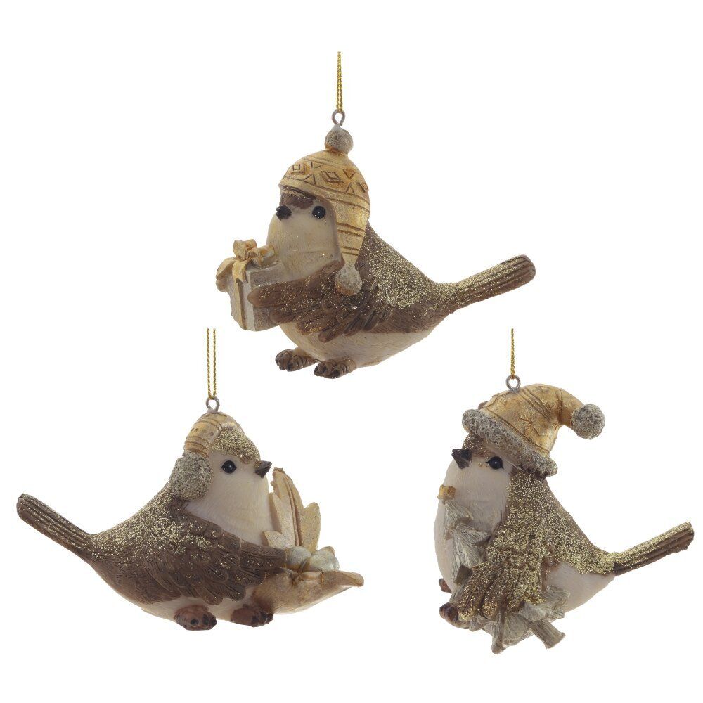 GAEM Изделие декоративное подвесное "Птичка", L7 W8 H8 см, 3в.