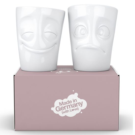 Набор кружек cheery & baffled, 350 мл, белый, 2 шт.