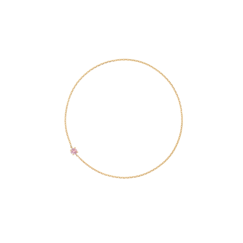 Вечный браслет ВЛВ Навсегда – Розовый сапфир