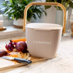 Kitchen Craft - Контейнер для биоотходов Natural Elements 3л. / артикул   NECOMP  / GTIN 5057982054632