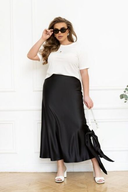 Юбка атлас УК-2508 Fabrika Фото 1