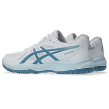Кроссовки ASICS Upcourt 6 1071A104 105,р.13(рос.46,5),иск.кожа, текстиль, бело-бирюзов