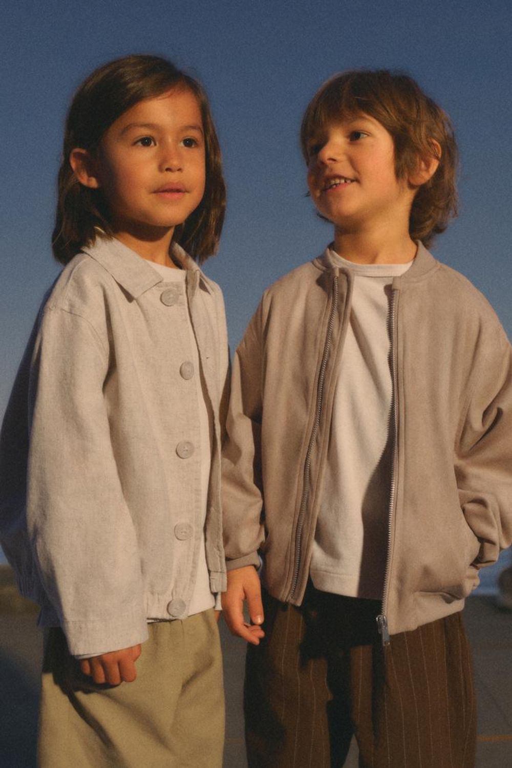 ZARA КУРТКА-БОМБЕР, СВЕТЛО-БЕЖЕВЫЙ