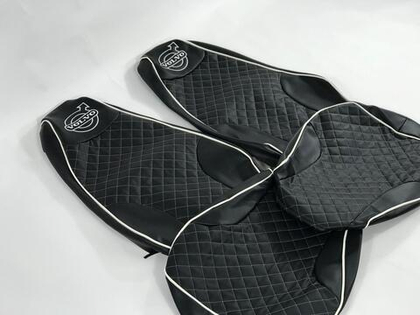 Чехлы Премиум стеганные кожаные VOLVO FH/FM/FL 2002-2013 года V12