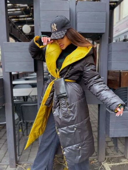 Пальто двустороннее УК-30368-2 Фабрика Моды Фото 1