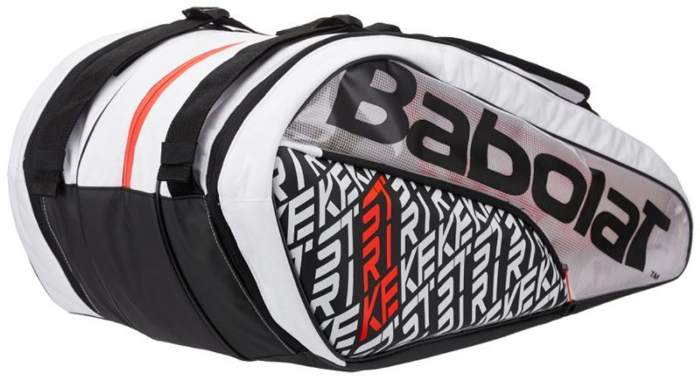 Сумка теннисная Babolat Pure Strike x12 3gen. - white/red