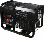 Электростанция дизельная с воздушным охлаждением HYUNDAI DHY 12000LE-3 открытая