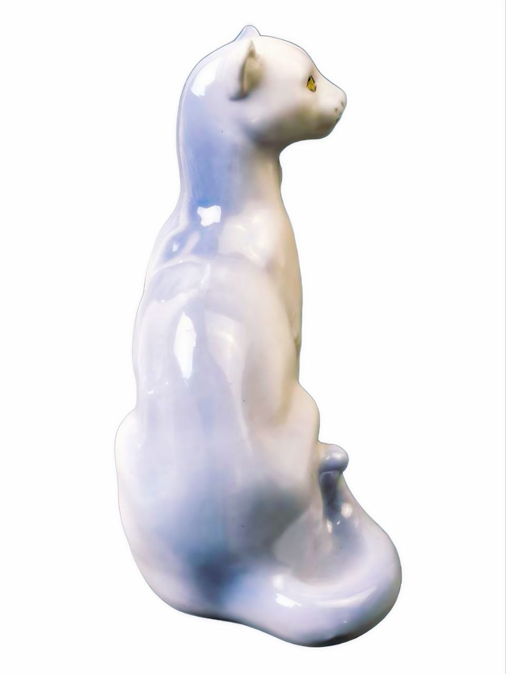 Фарфоровая статуэтка "Пантера" Полонский ЗХК