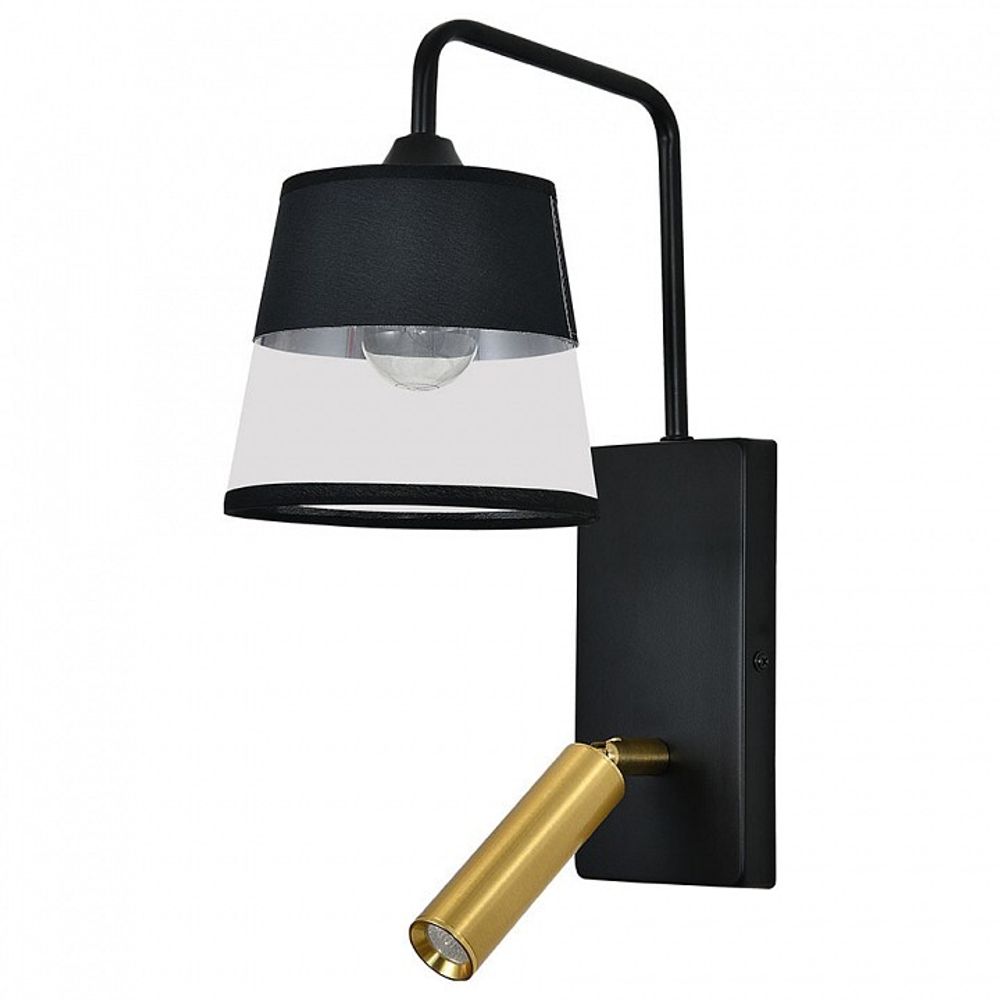 Бра с подсветкой Escada 598 598/1A Black/Brass