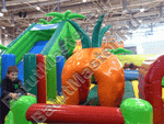 Надувной коммерческий батут "Джунгли"