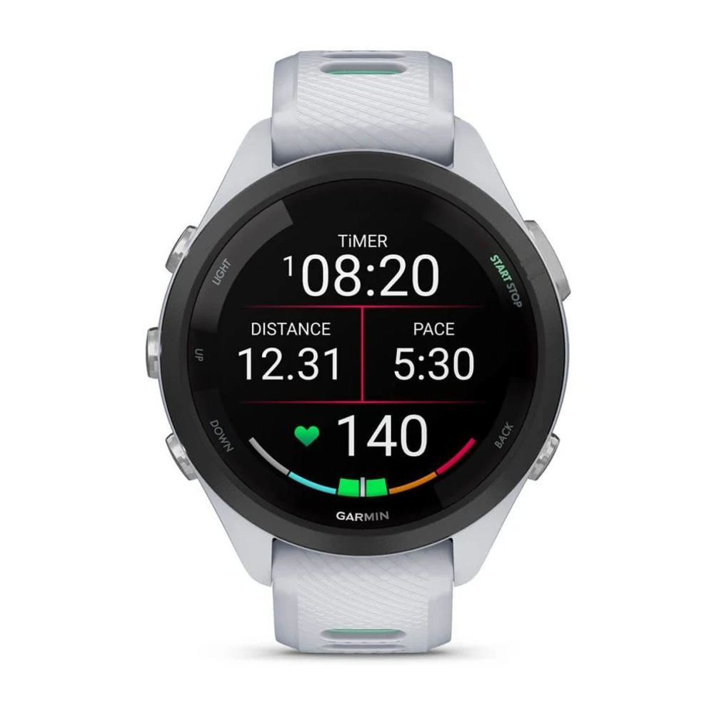 Часы Garmin FORERUNNER 265S, WiFi, GPS, EU/PAC, белый, 010-02810-14