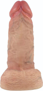 Телесный фаллоимитатор SILEXD Model 1 Premium Real Skin 11’’ - 29 см. (Цвет: телесный)