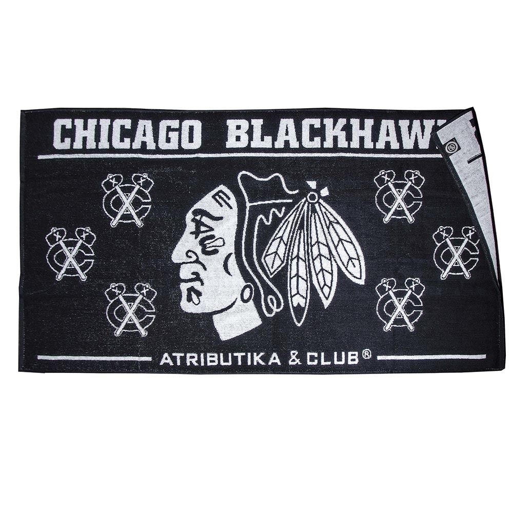 Полотенце  махровое 450Г/М2 CHIGAGO BLACKHAWKS Полотенце  махровое 450Г/М2 CHIGAGO BLACKHAWKS