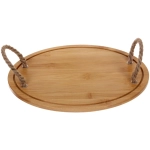 Доска бамбуковая для подачи и сервировки «SHEF» с ручками 33*23,5см