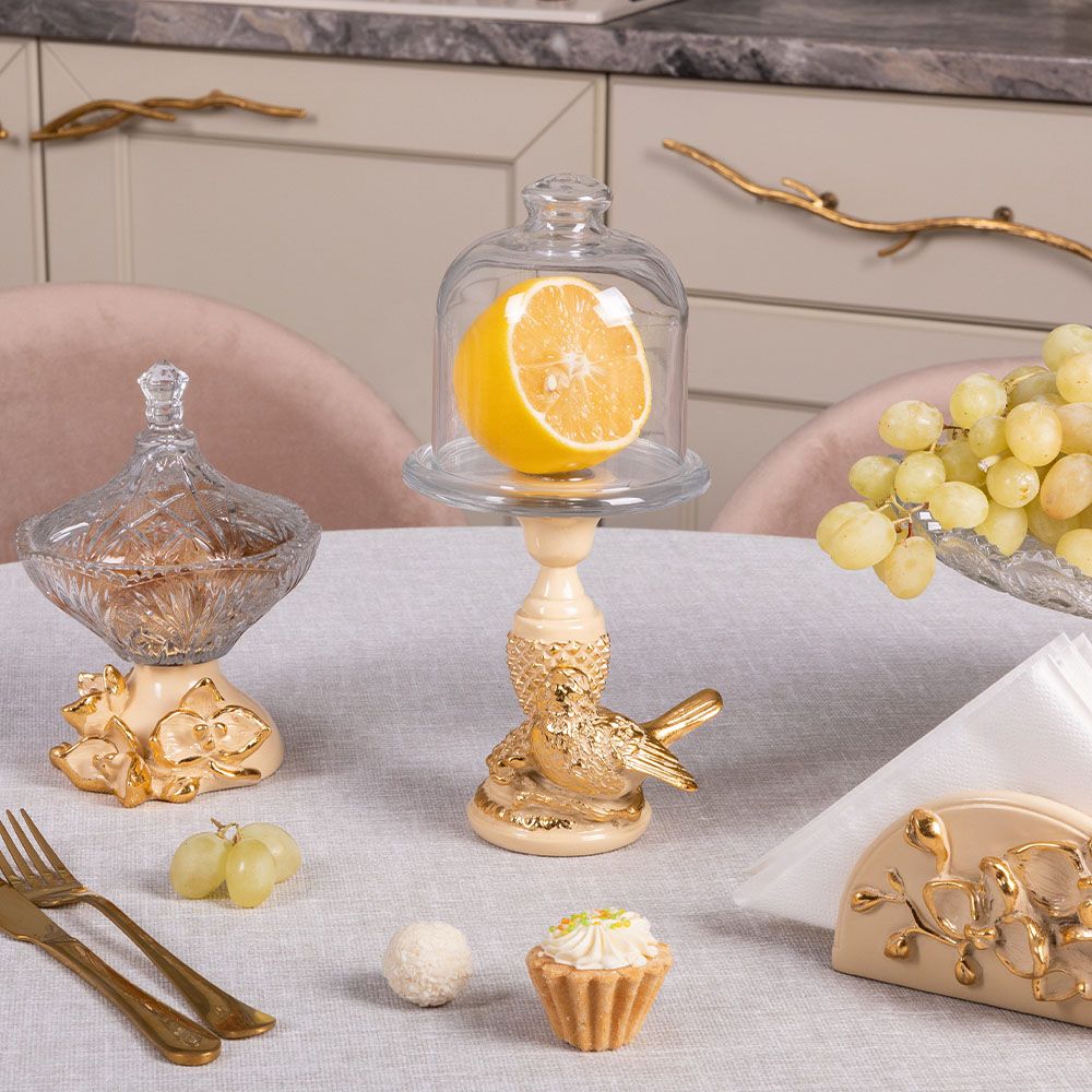 Лимонница Терра Сонг Айвори с чашей из стекла