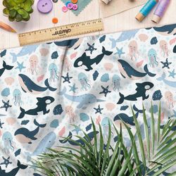 Ткань мембрана киты и косатки