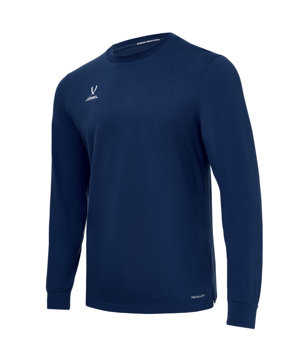 Лонгслив тренировочный JÖGEL DIVISION PerFormDRY Training CVC LS Z4, темно-синий