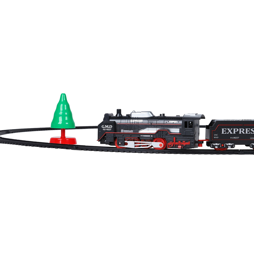 0404377/Железная дорога с поездом на батарейках в/к 38*5*22, 5см/54