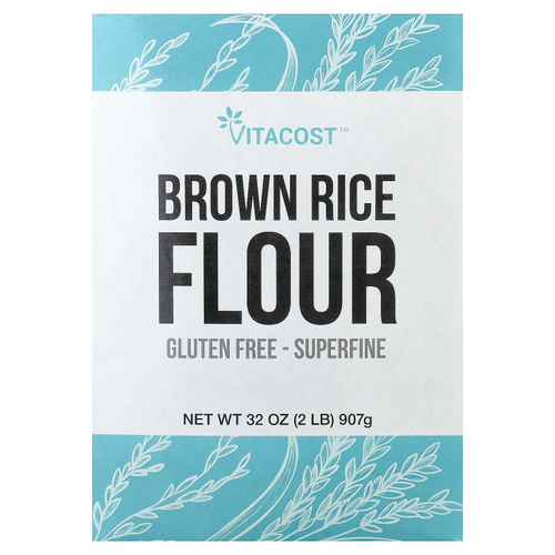 Vitacost, Gluten Free Brown Rice Flour, Superfine, 32 oz (907 g)