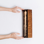 Деревянное Опорное веретено в подарочном органайзере, коробке. OV8