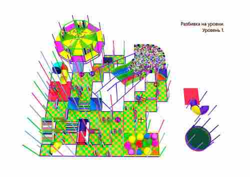 Детский игровой лабиринт «Цирковая Страна Чудес»