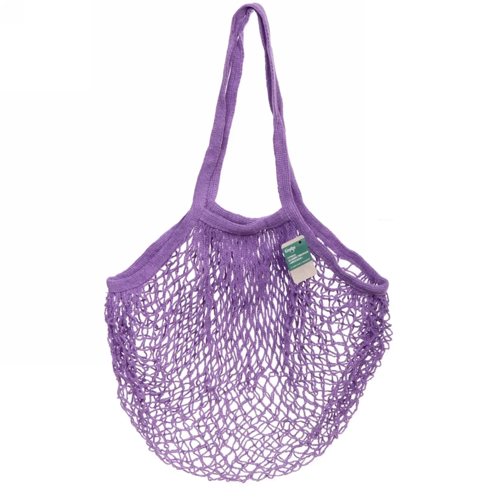 Сумка хозяйственная 37х62см «Авоська» фиолетовая