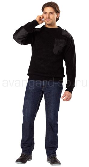 Джемпер офицерский (чёрн)