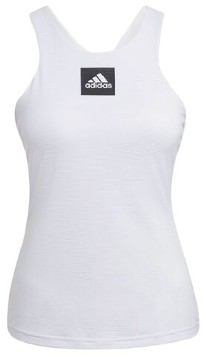 Женский топ теннисный Adidas Paris Tennis Y-Tank Top W - white/black