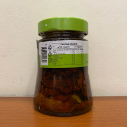 Вяленые томаты по-КАПРИЙСКИ в стеклянной банке 280 гр, Италия