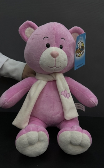 Мягкий мишка ручной работы