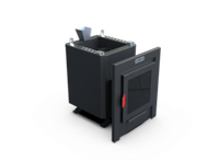 Банная печь Душа- 15 Кожух угловой Закрытая Каменка панорама