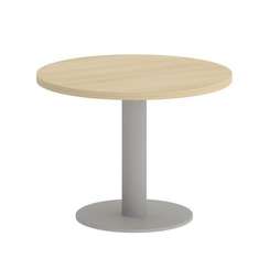 Yalta Стол журнальный круглый LT.SJ-1 Акация Лорка/Металл Серый 600*600*450