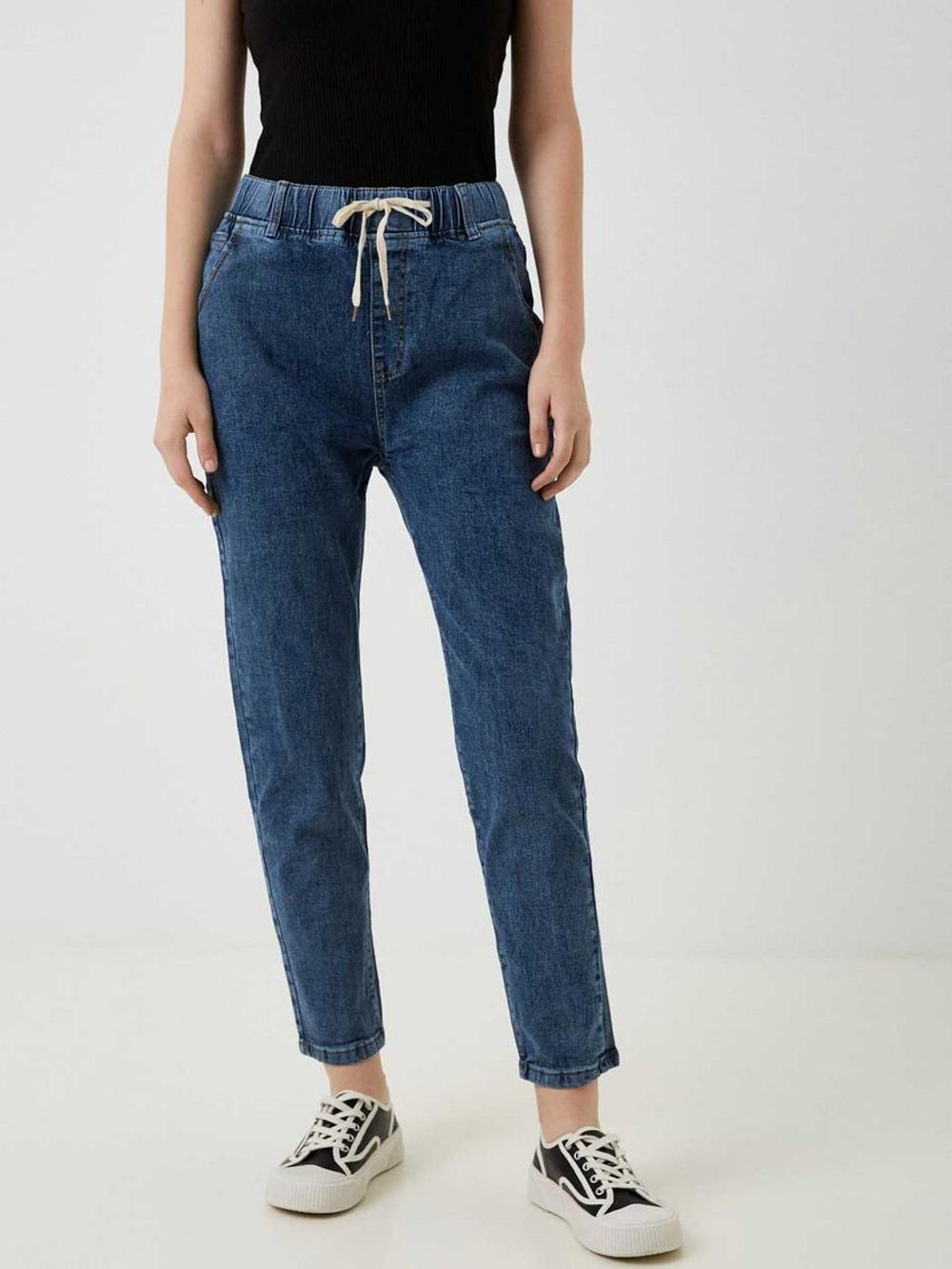 Джинсы на резинке больших размеров