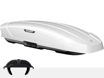 Бокс BROOMER Venture XL (белый глянец,усил., б/с) 213x89x42см 500л. 03.136.04