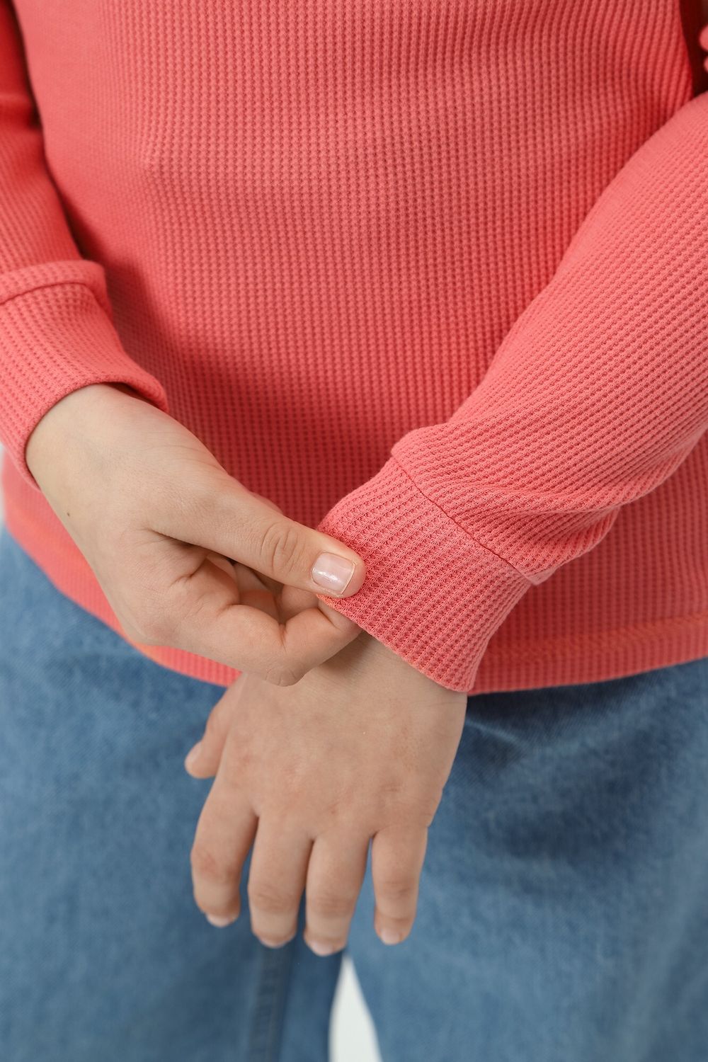 Джемпер для девочки Лонг-1 Виотекс КОРАЛЛОВЫЙ