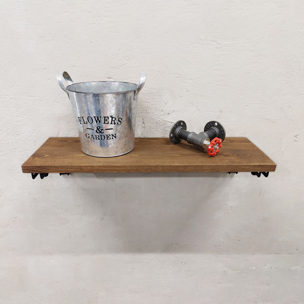 Полка лофт складная настенная для книг, для ванной, для кухни, в прихожую и гостинную