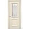 Купить Межкомнатная дверь эмаль Шервуд 2 Багет слоновая кость остеклённая 1