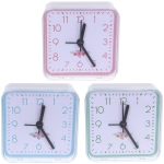 Будильник «Глори» 7,5*7,5*3см, микс цветов