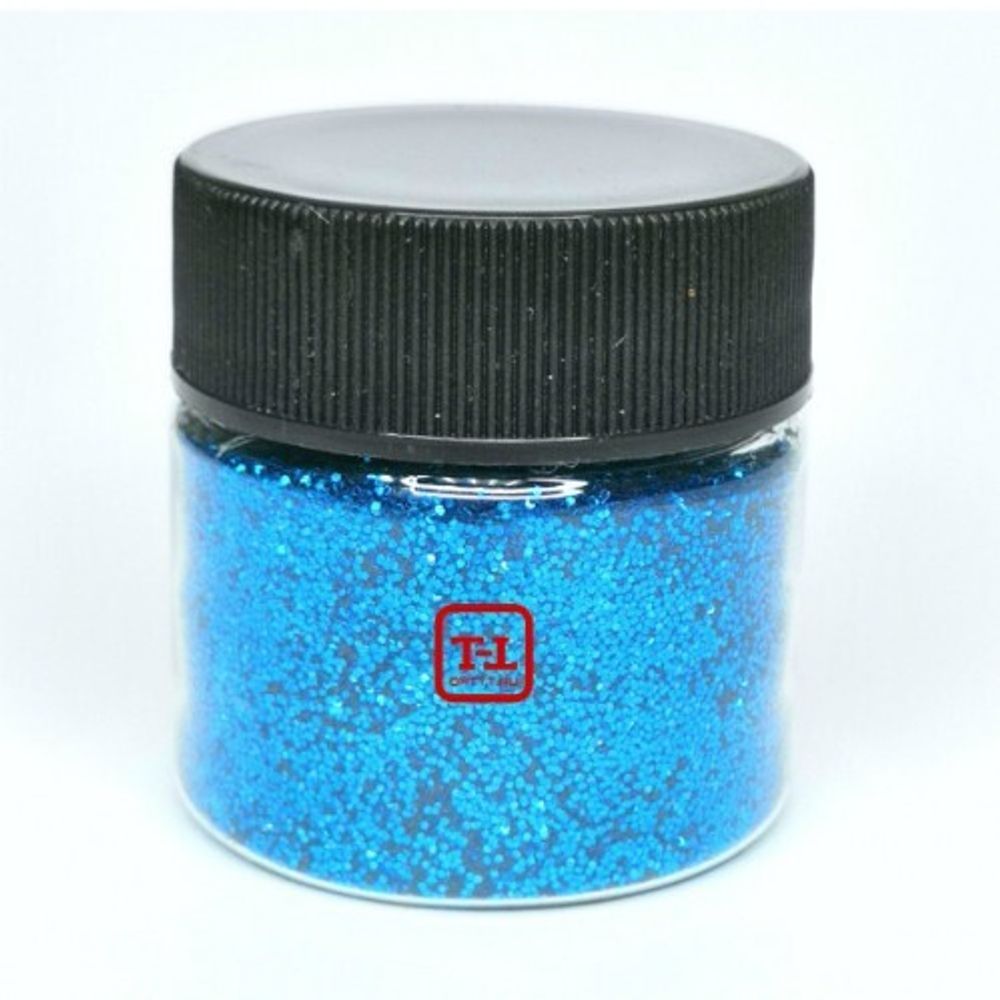 БЛЕСК 354 ЦВЕТНОЙ - ГОЛУБОЙ 0.4 мм. (средние)