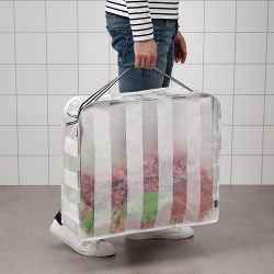 ГОРСНУГГ GORSNYGG Сумка-ящик для хранения 55x49x19 см, белый