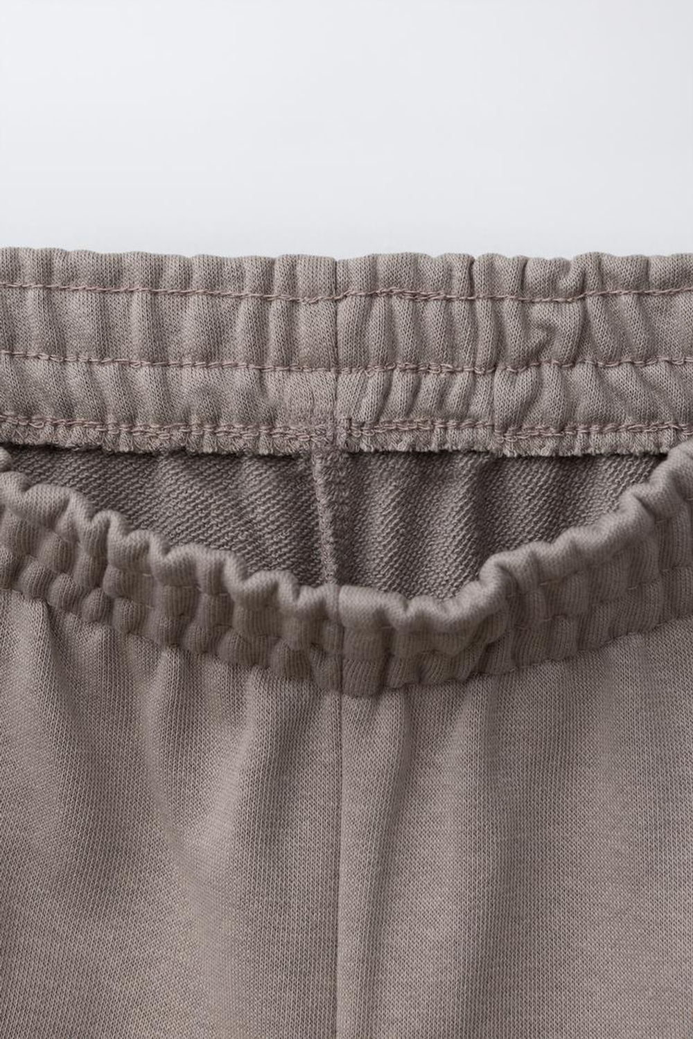 ZARA НАБОР ИЗ ДВУХ ОДНОТОННЫХ БЕРМУД, ЭКРЮ/БЕЖЕВЫЙ